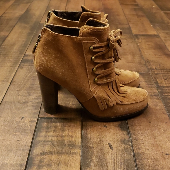 Pegabo suede heeled booties. Size 37 - Picture 4 of 11